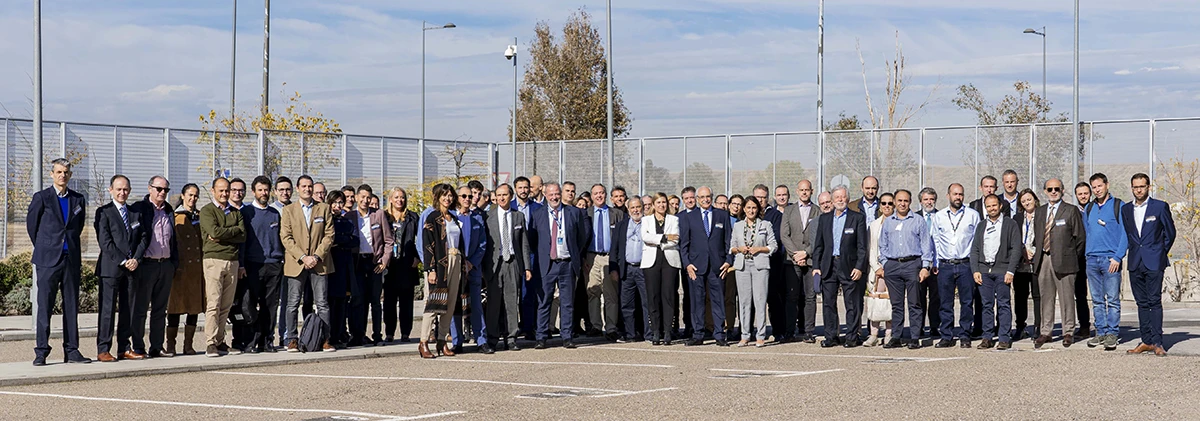 Foto de grupo de la jornada de Airbus Defence and Space y el Instituto de la Ingeniera de Espaa (IIE). Foto: Airbus